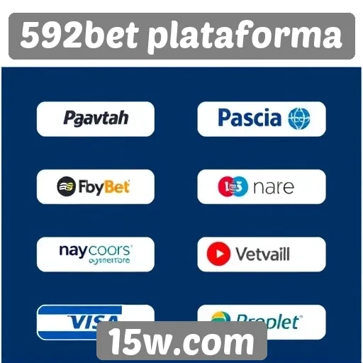 Métodos de pagamento disponíveis na 592bet plataforma
